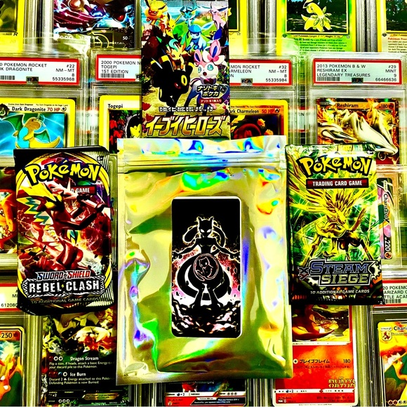 Pokémon Starter Bundle, TCG OFFICIAL V VSTAR VMAX EX or GX GAURANTEED IN Bundle! - Picture 1 of 2